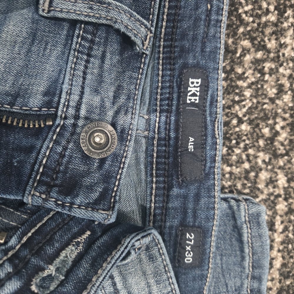 BKE Mens Denim Jeans 27 X 30